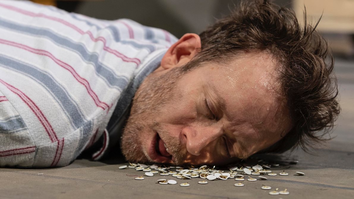 En veldig trøtt man