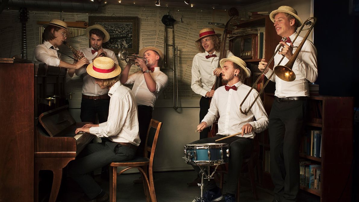 Bilde av jazzbandet Swing'it