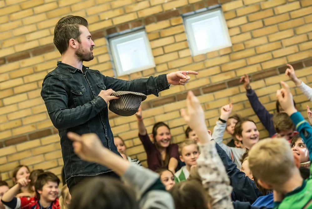 Bilde fra barnekonserten Blues for barn