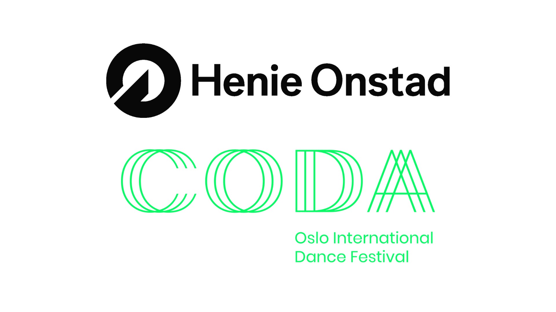 Logo Henie Onstad Kunstsenter og CODA Oslo  International Dance Festival